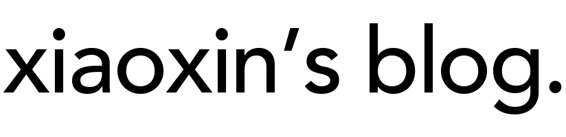 Xiaoxin's Weblog